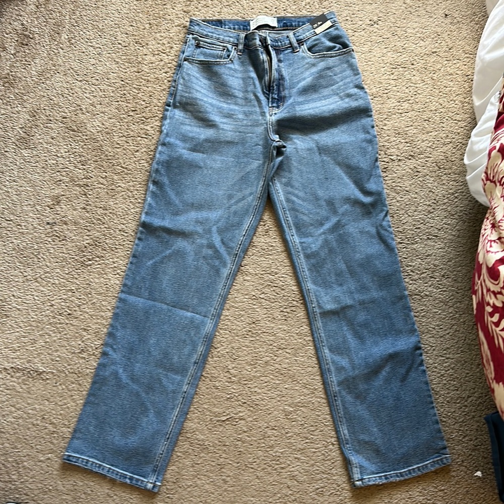 Abercrombie and Fitch jeans.